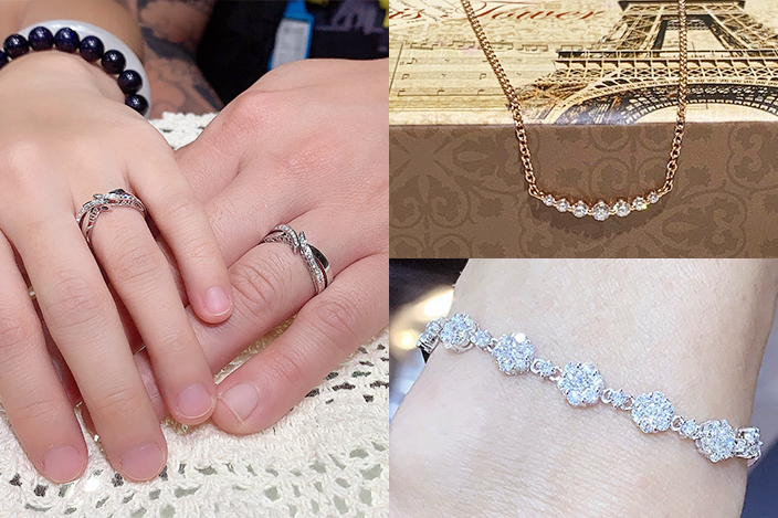 訂造個人化的愛情信物婚戒鑽飾訂造專門店A Diamond，擁有求婚戒指、結婚戒指、耳環、頸鏈等多款配飾產品，同時提供一站式對戒訂製服務，讓你親手訂製專屬你倆的對戒。由挑選戒指圈、鑽石、鑲口到刻字，每一